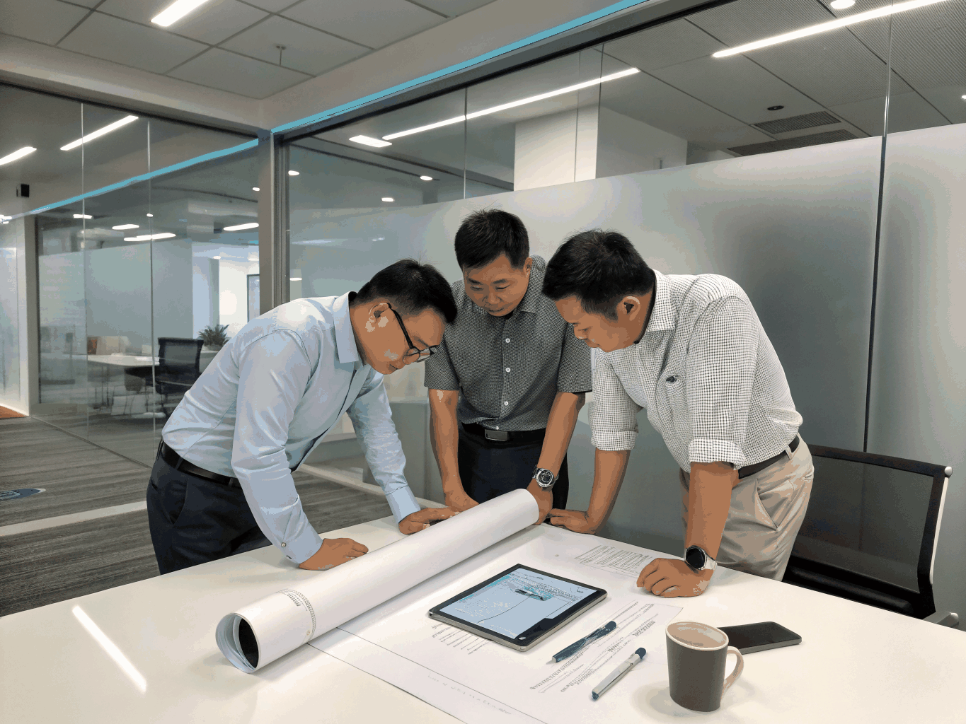 MaxGrowth 顾问团队与技术专家针对 B2B 工业品出海架构进行深度研讨